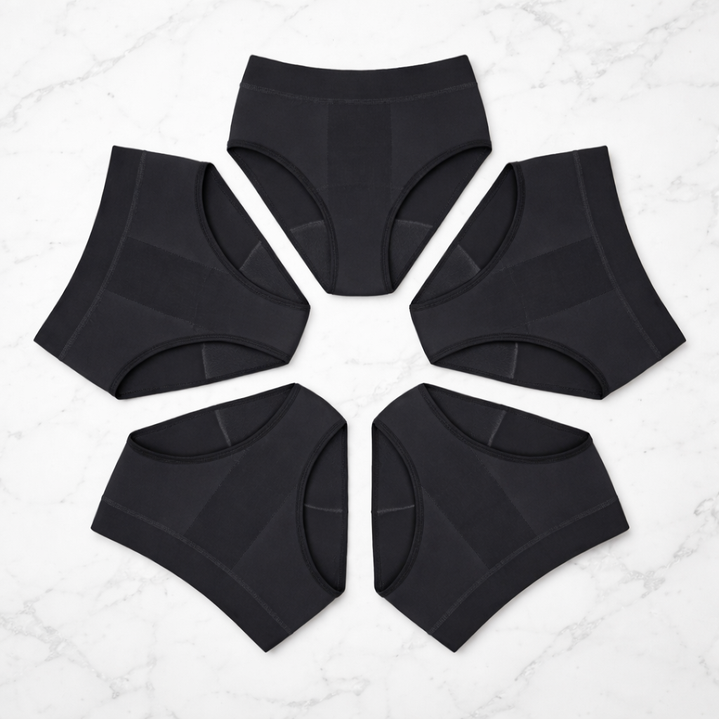 Bragas Menstruales Antifugas Pack 3+2 GRATIS