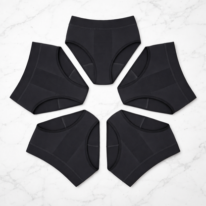 Bragas Menstruales Antifugas Pack 3+2 GRATIS